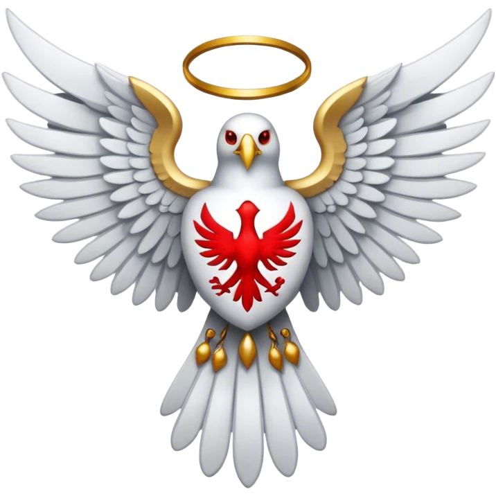 six wing seraphim red emblem emoji