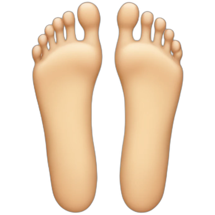 Smiling Feet emoji