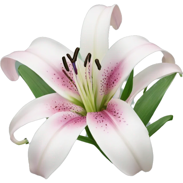 Lily flower  emoji