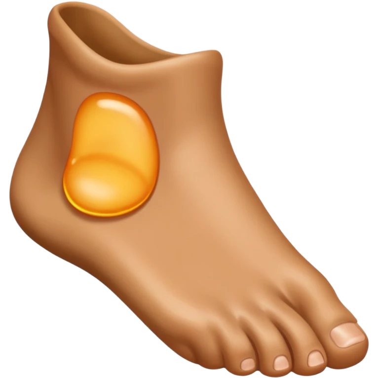 human foot emoji