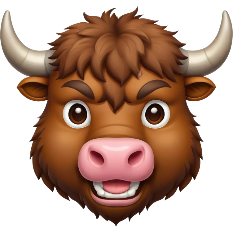 smiling bull head emoji