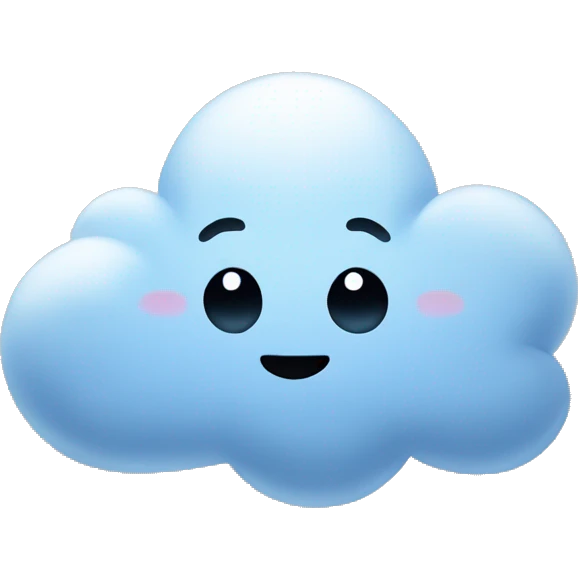 Cloud emoji