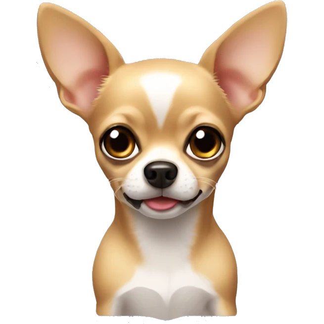 Chihuahua cute face emoji