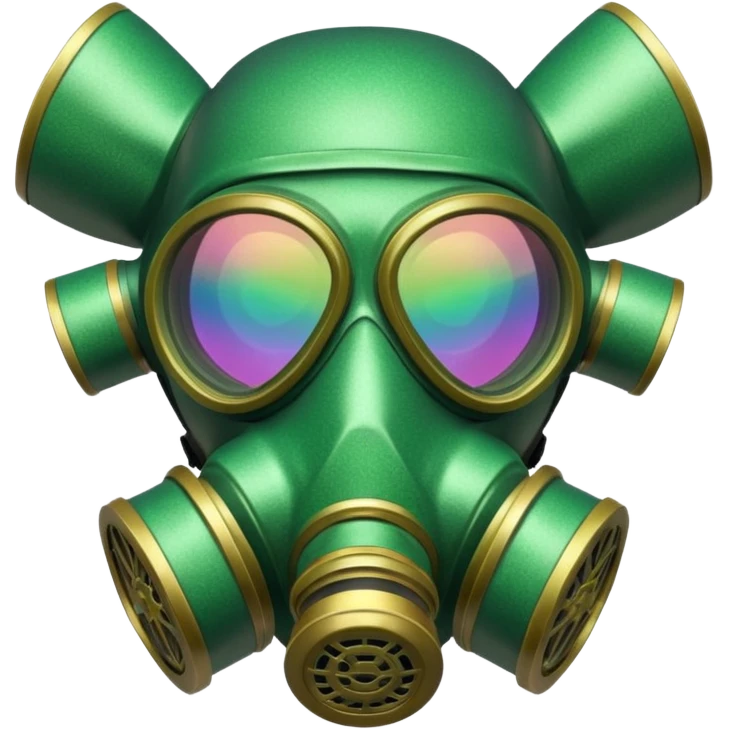 glitter green viper valorant gas mask emoji