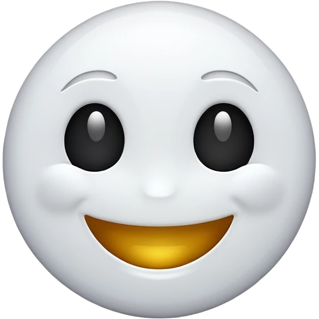 glitter white emoji smile emoji