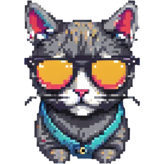 cat wearing sunglasses emoji