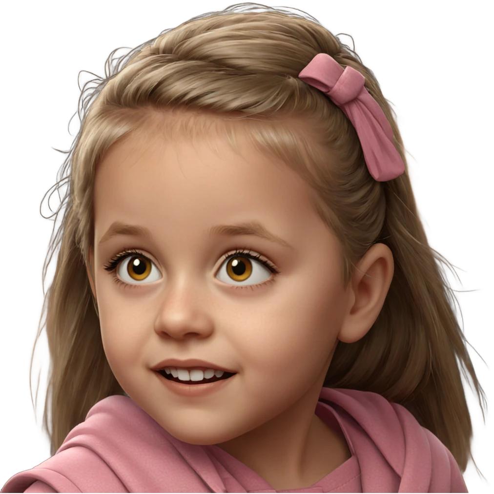 realistic portrait of a girl emoji
