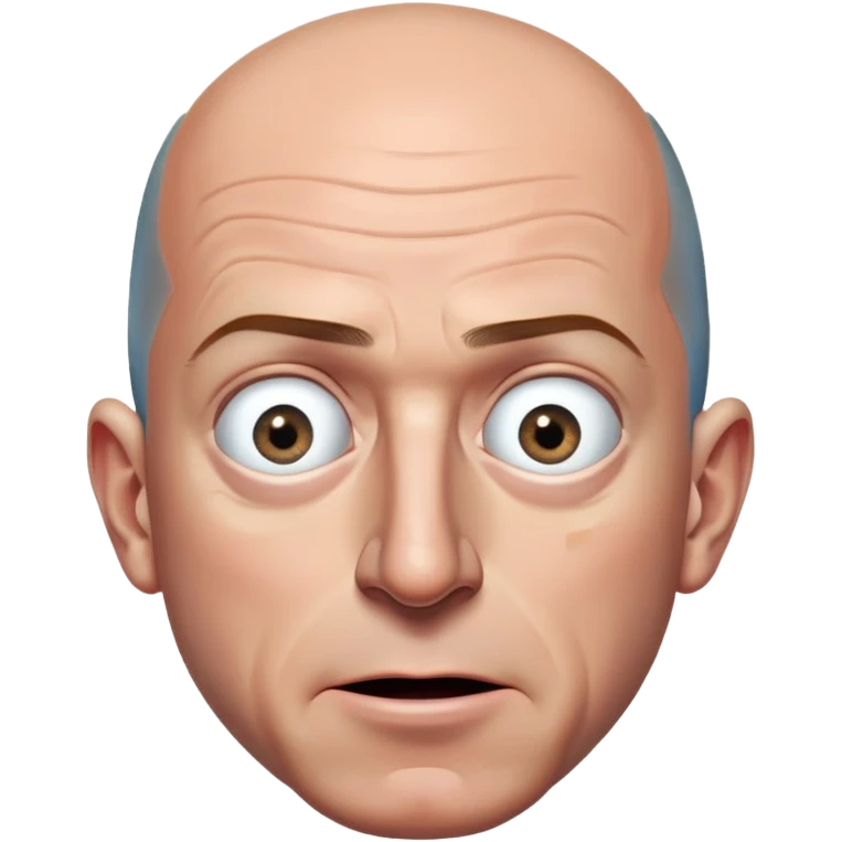 deranged jeff bezos with one eye larger than the other emoji