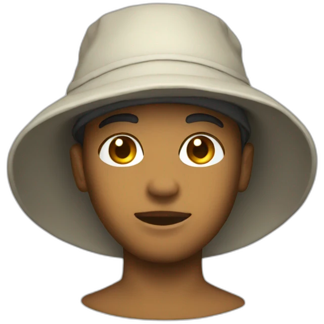 bucket hat emoji