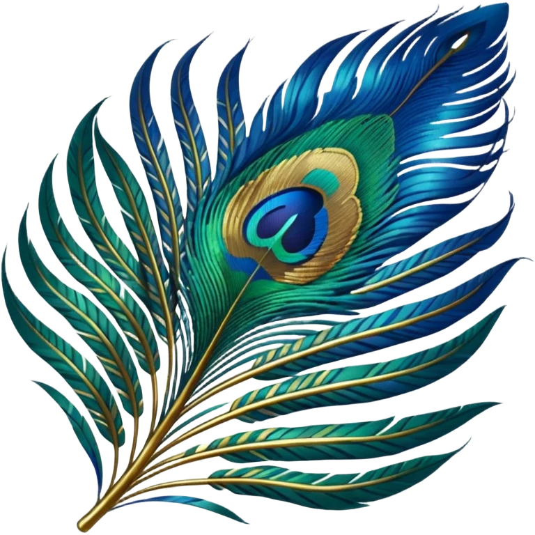 Peacock leaf emoji