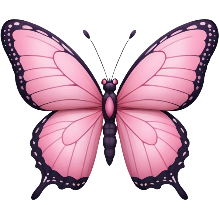 Pink butterfly  emoji
