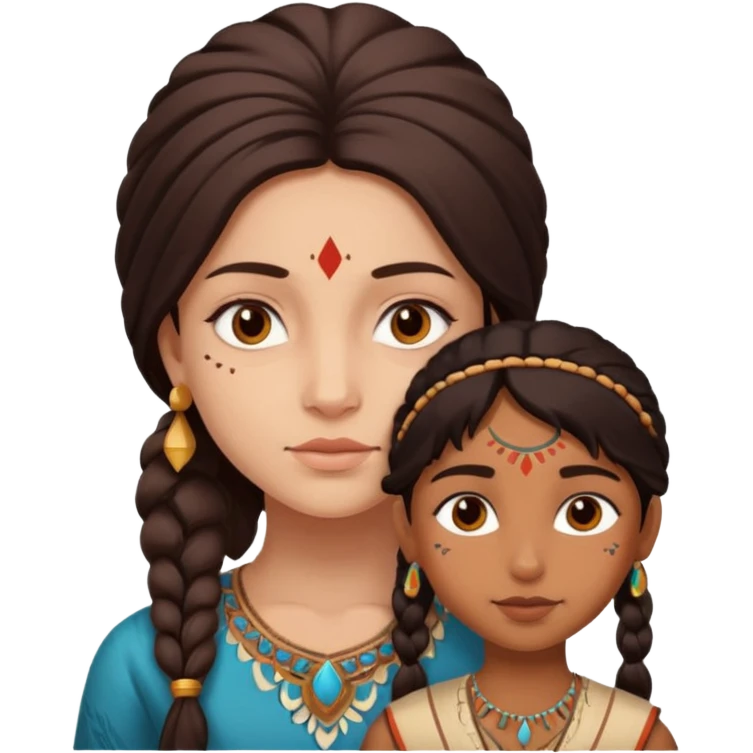 . The emoji is of Dylan Player (founder of emojis.com) who should have an existing emoji that highly details his face, and then with an Indian girl with an equivocally as detailed face. They should both look very realistic and use the existing image of DYLAN PLAYER, FOUNDER.  emoji