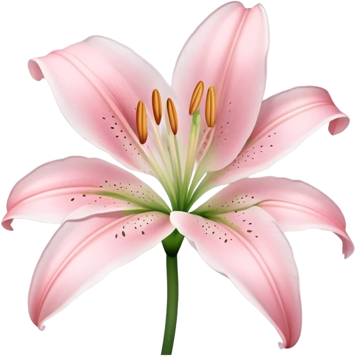 light pink lilium emoji
