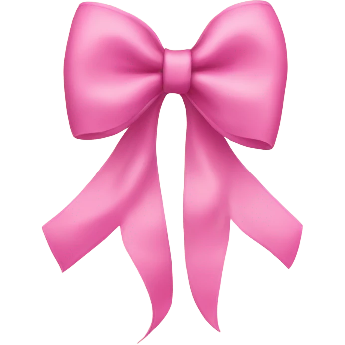 pink bow emoji
