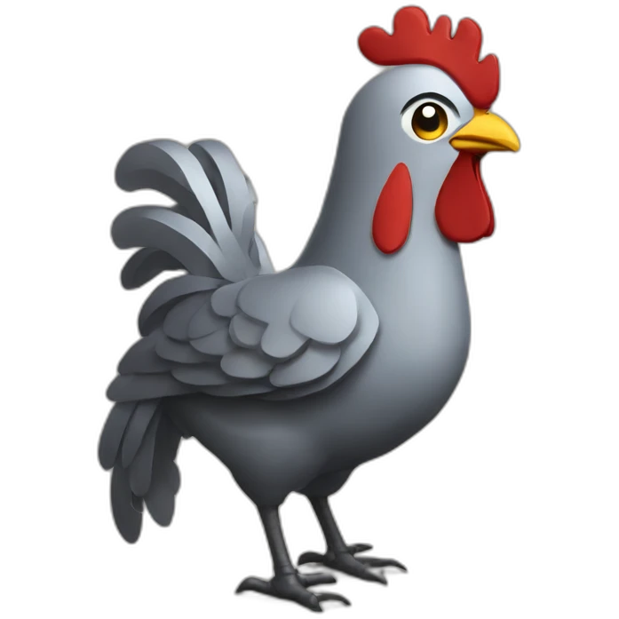 iron chicken emoji