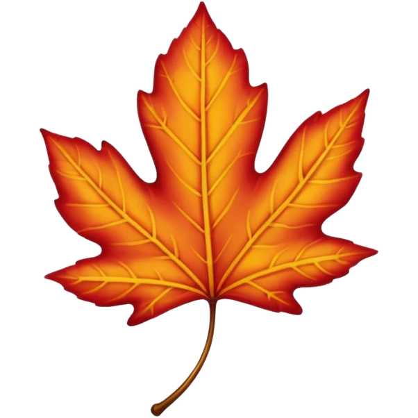 Red Leaf emoji