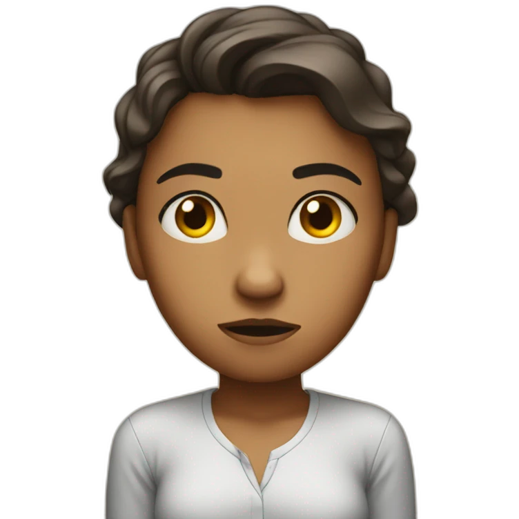 Disappointed-girl emoji