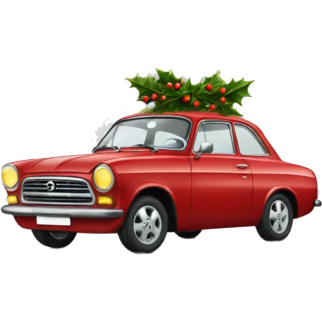 Opel christmas decorated emoji