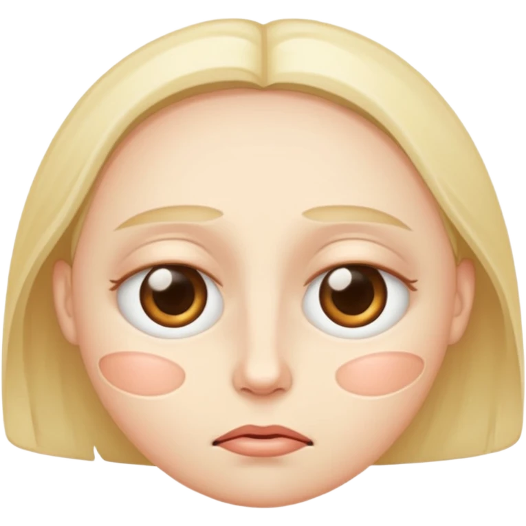 Tired face eye bags emoji