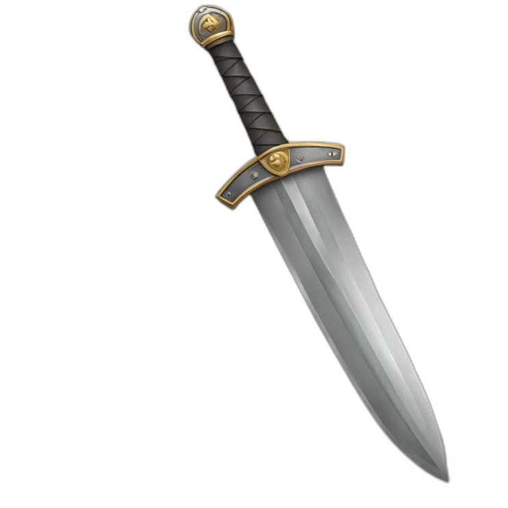 Scottish knight long sword emoji