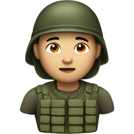 Chinese soldier emoji