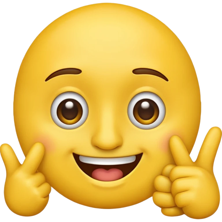 a emoji with two fingers in his nose emoji