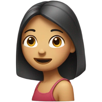 Girl shaking head emoji