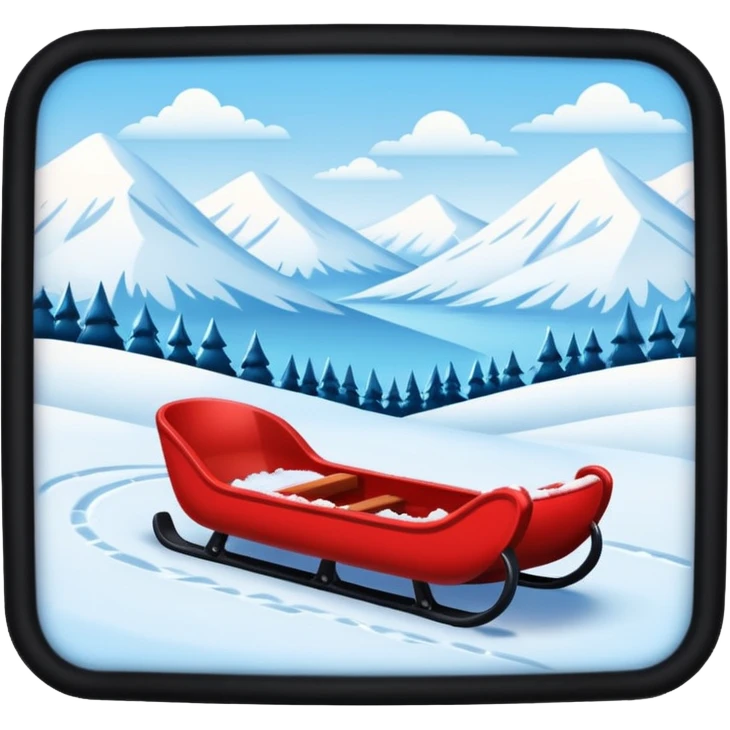 navidad trineo  emoji