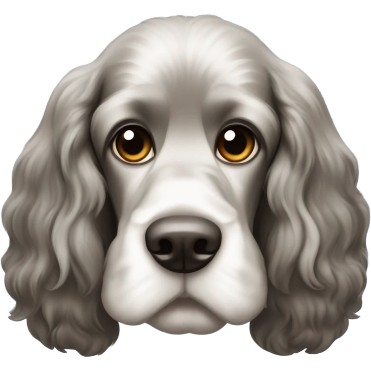 Black English Cocker Spaniel emoji