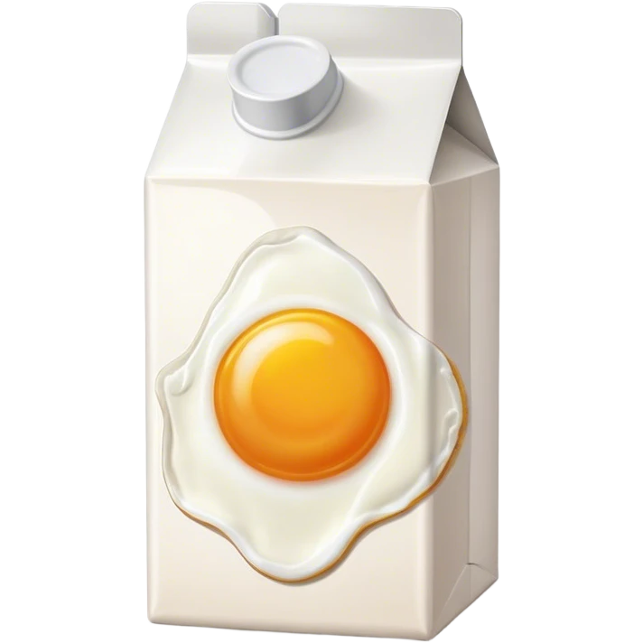 milk carton with egg picture emoji