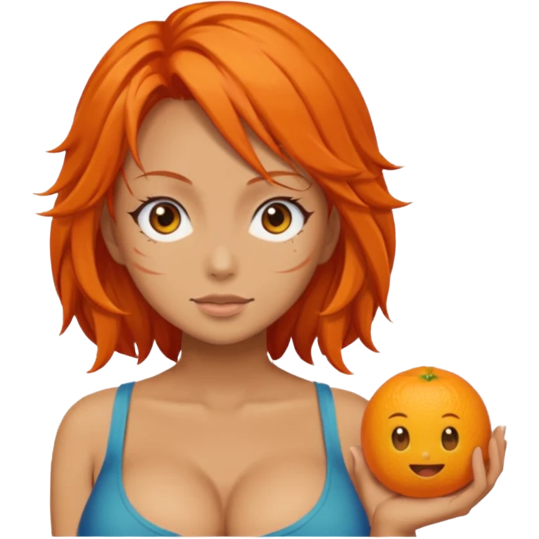 naked nami. big boobs emoji