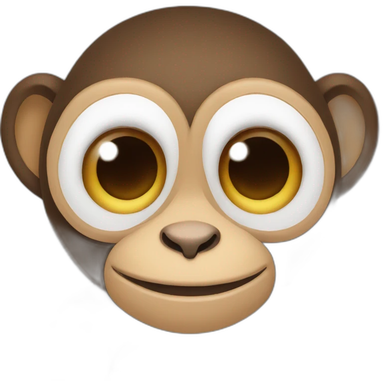 Monkey covering lower parts emoji