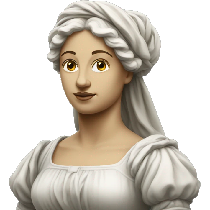Renaissance women statue  emoji