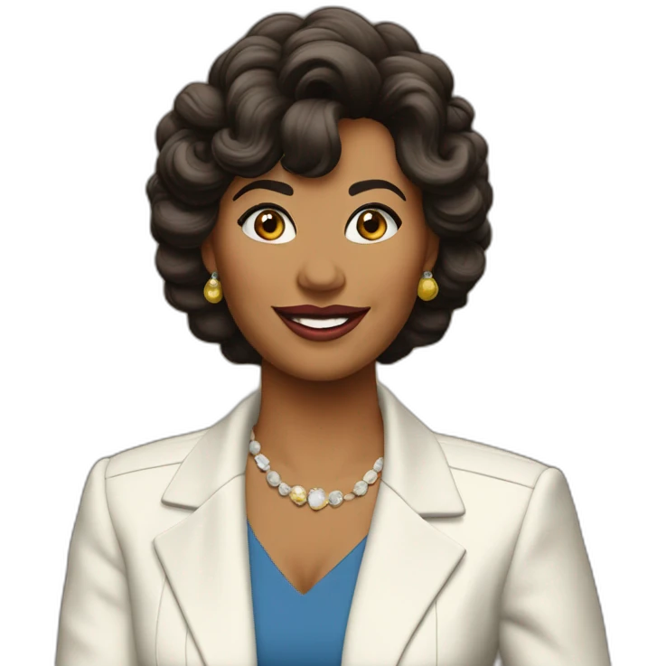 Janette the chippete from 80’s show emoji