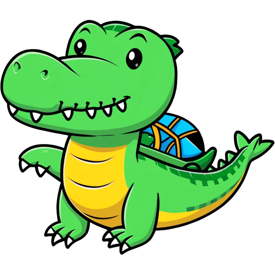 A plane whith the head of a crocodile  emoji