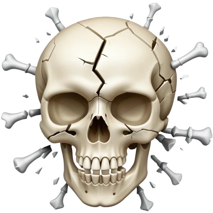 Exploding skull emoji