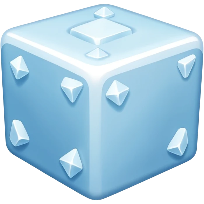 plain white cube of sugar emoji