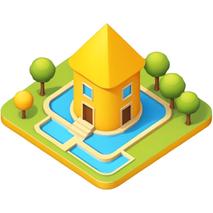 yellow location emoji