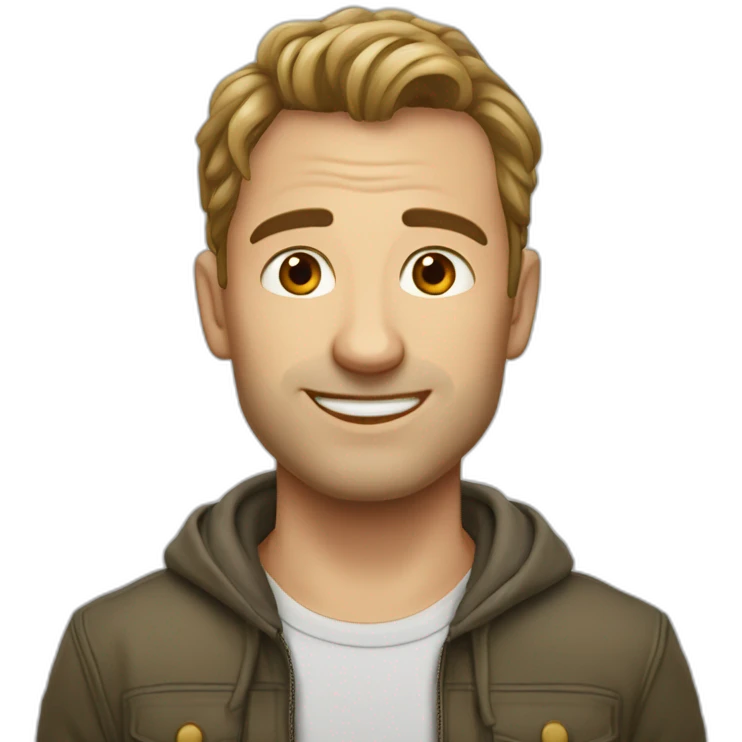 Белый медведь с большими глазами emoji