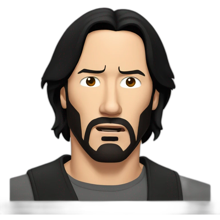 confused keanu reeves emoji