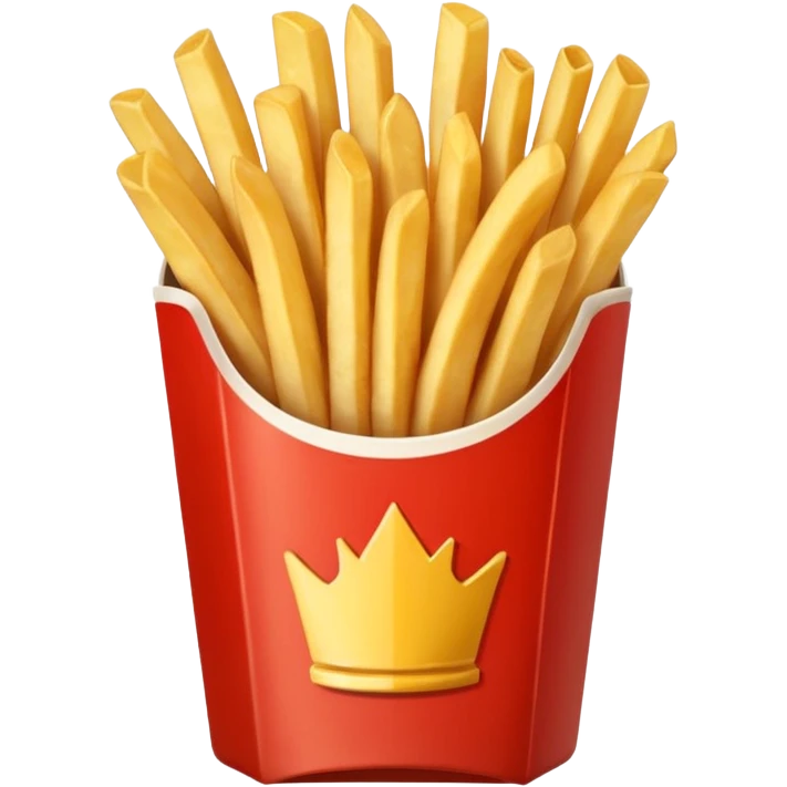 Porzione di patatine grande emoji