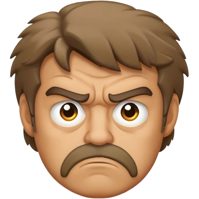 grumpy man emoji