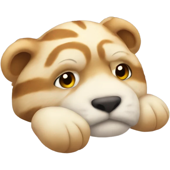 Snuggly tuger emoji