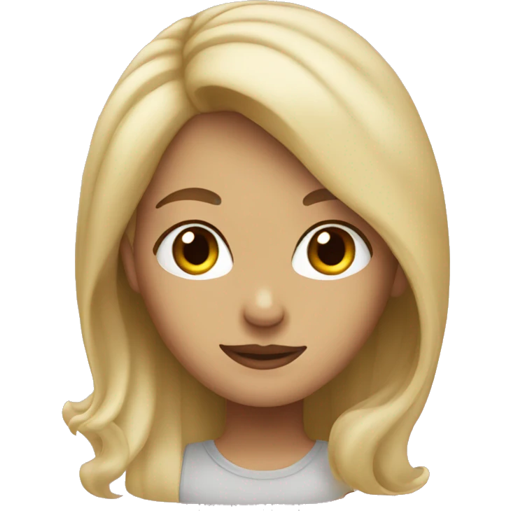 couple girl in blondy hair emoji