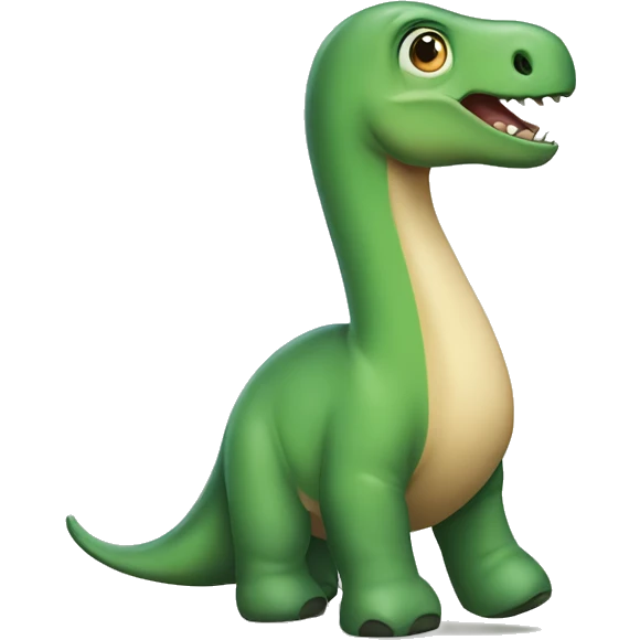 Brachiosaurus cute emoji