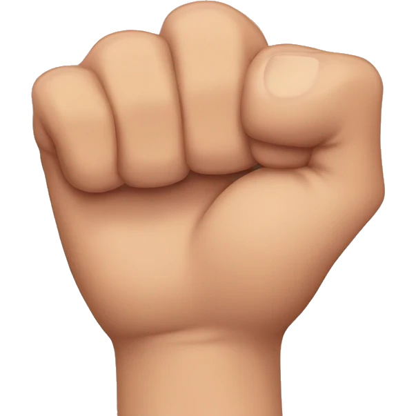 A fist with the middle and pinkie up emoji
