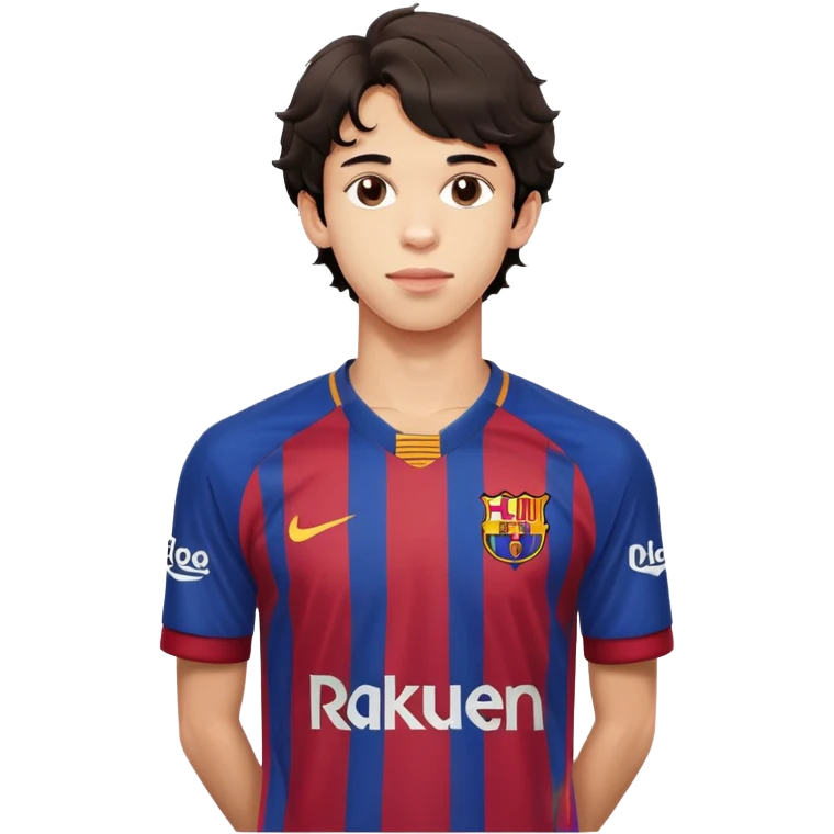 Joao Felix wearing a club barça jersey emoji