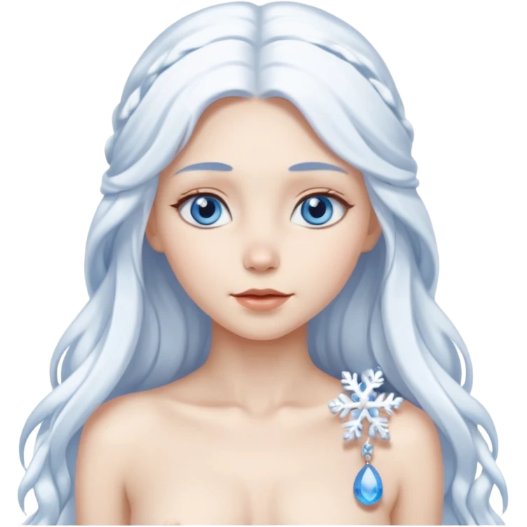 Naked Snow Maiden emoji