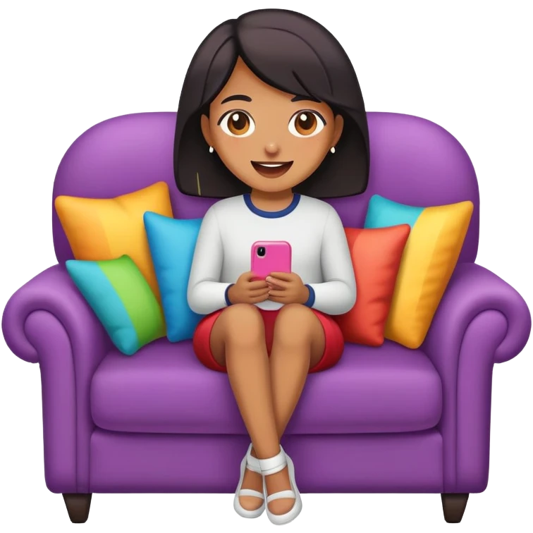 canaan bitch mixed with a bagles colors happy on the sofa emoji