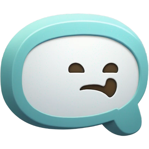 typing message bubble emoji